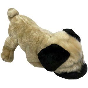 Animal Alley Plush Bull Dog Beige Toy Stuffed 2000 13" Toys R US‎